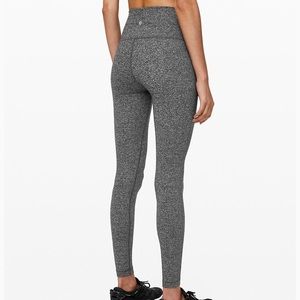 High Rise Gray Lululemon Leggings